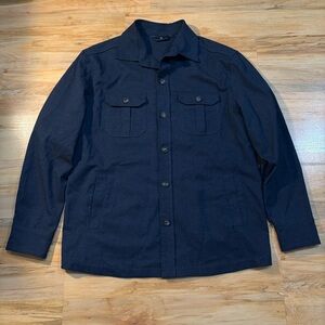 Hart Schaffner Marx Dark Blue Shirt Jacket